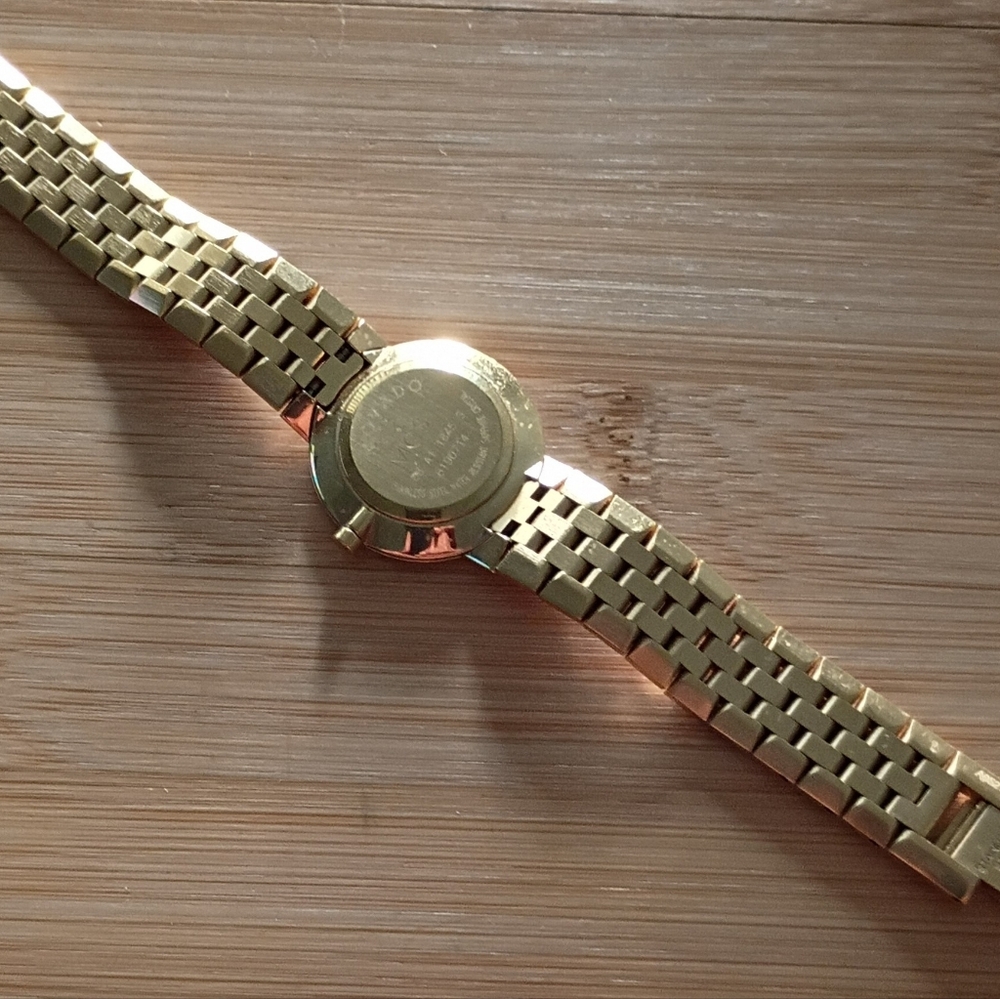 Movado Watch Gold Diamond FACETO $2495 - Picture 7 of 11
